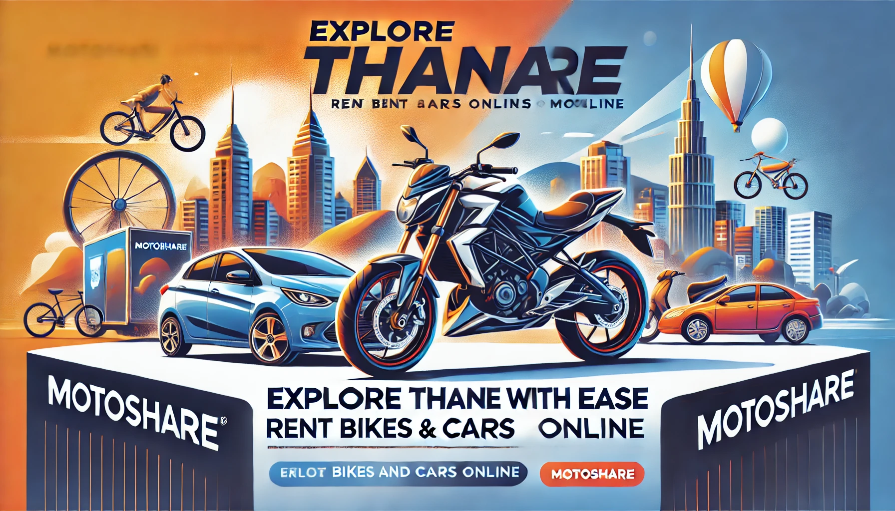 Explore Thane with Ease: Rent Bikes and Cars Online with Motoshare – My ...