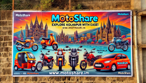 Explore Kolhapur with Ease: Motoshare’s Bike and Car Rental Services at Your Fingertips