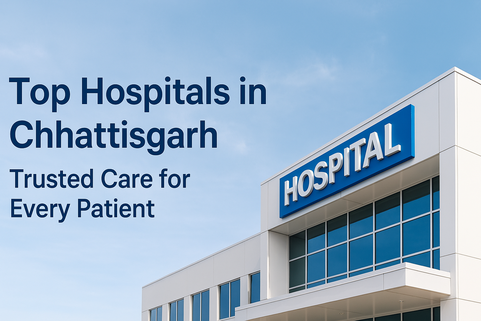 Top Hospitals in Chhattisgarh: Trusted Care for Every Patient – My ...