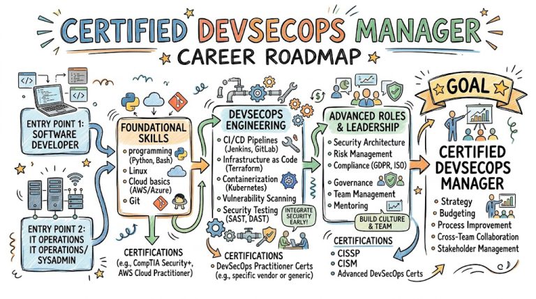 Certified DevSecOps Manager Career Roadmap – My Hospital Now