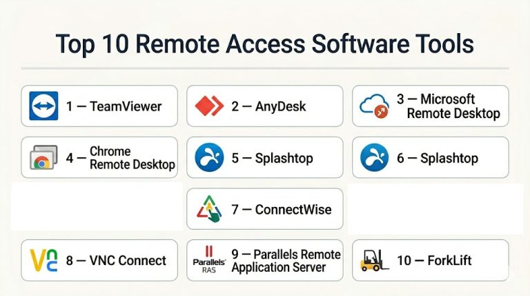 Top 10 Remote Access Software: Features, Pros, Cons & Comparison – My ...
