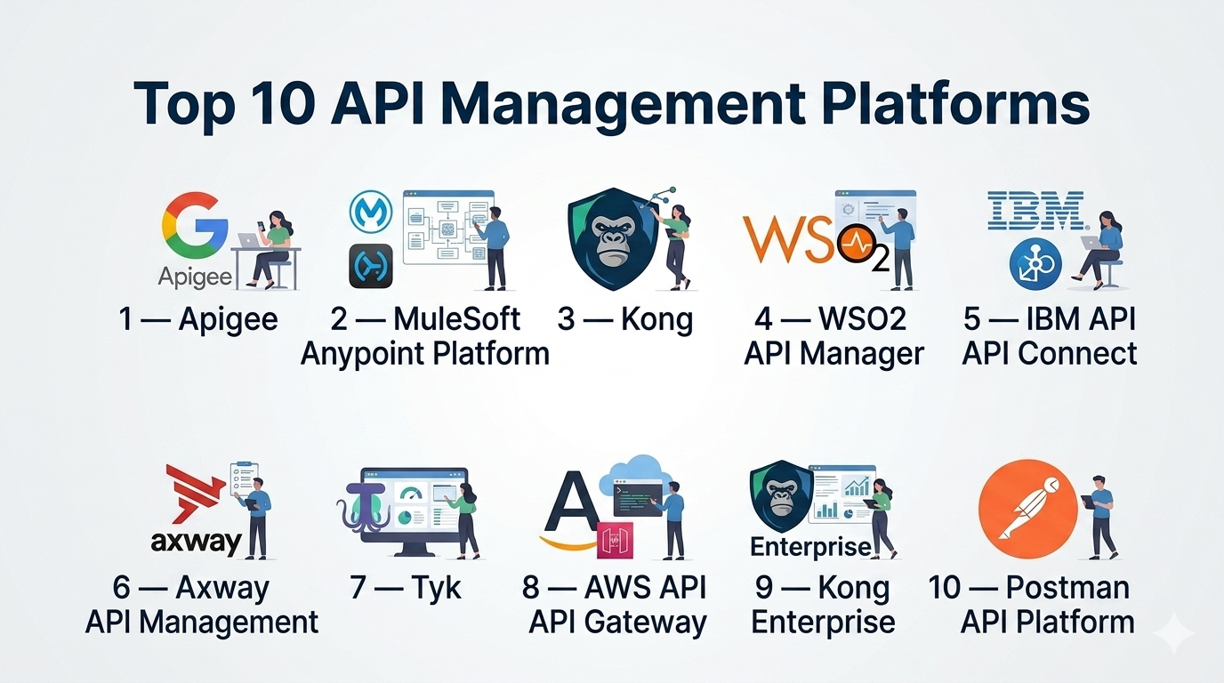 Top 10 API Management Platforms: Features, Pros, Cons & Comparison – My ...