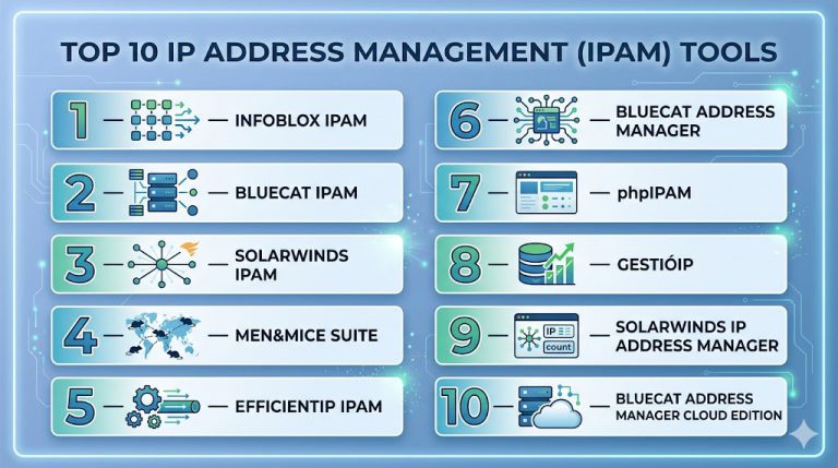 Top 10 IP Address Management (IPAM) Tools: Features, Pros, Cons ...
