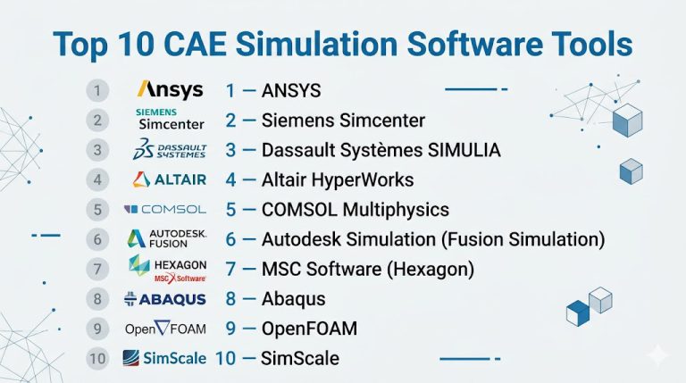 Top 10 CAE Simulation Software: Features, Pros, Cons & Comparison – My ...