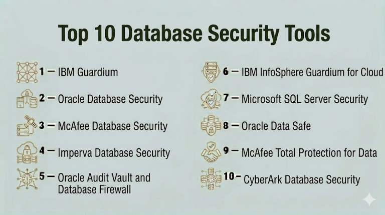 Top 10 Database Security Tools: Features, Pros, Cons & Comparison – My ...