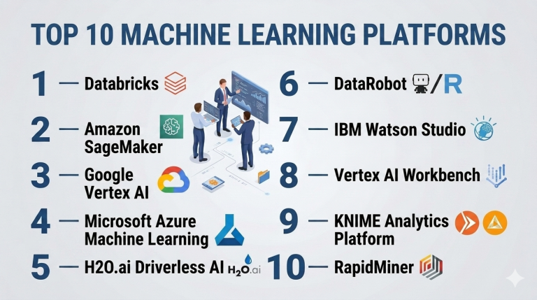 Top Platform Machine Top 10 Machine Learning Platforms: Features, Pros, Cons & Comparison ...