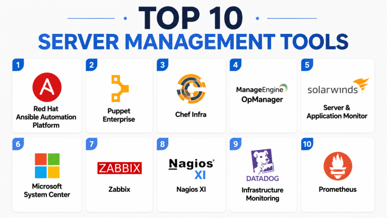 Top 10 Server Management Tools: Features, Pros, Cons & Comparison – My ...
