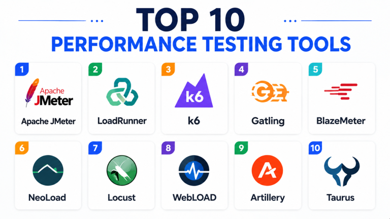 Performance Testing Tool Top 10 Performance Testing Tools: Features, Pros, Cons & Comparison ...