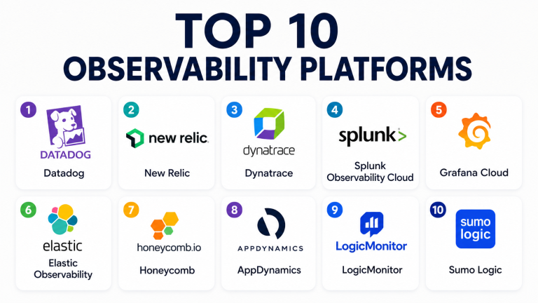Top 10 Observability Platforms: Features, Pros, Cons & Comparison – My ...