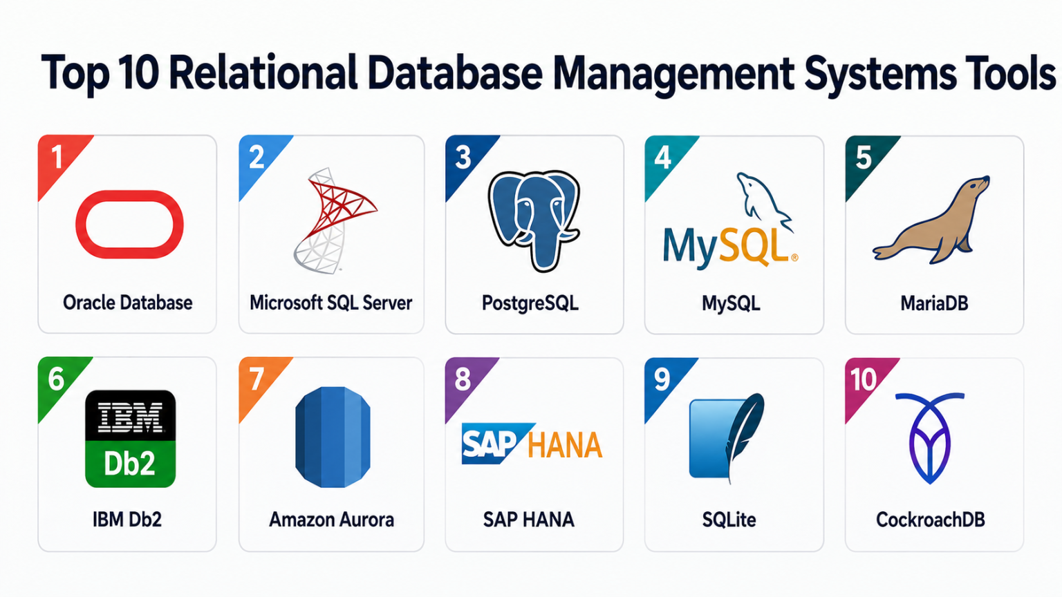 Top 10 Relational Database Management Systems: Features, Pros, Cons ...