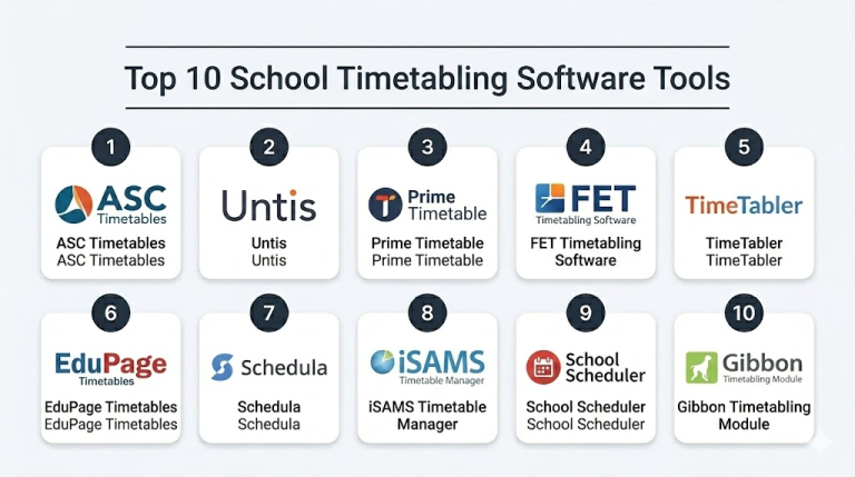 Top 10 School Timetabling Software: Features, Pros, Cons & Comparison ...