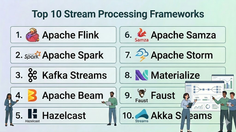 Job Stream Top 10 Stream Processing Frameworks: Features, Pros, Cons & Comparison ...