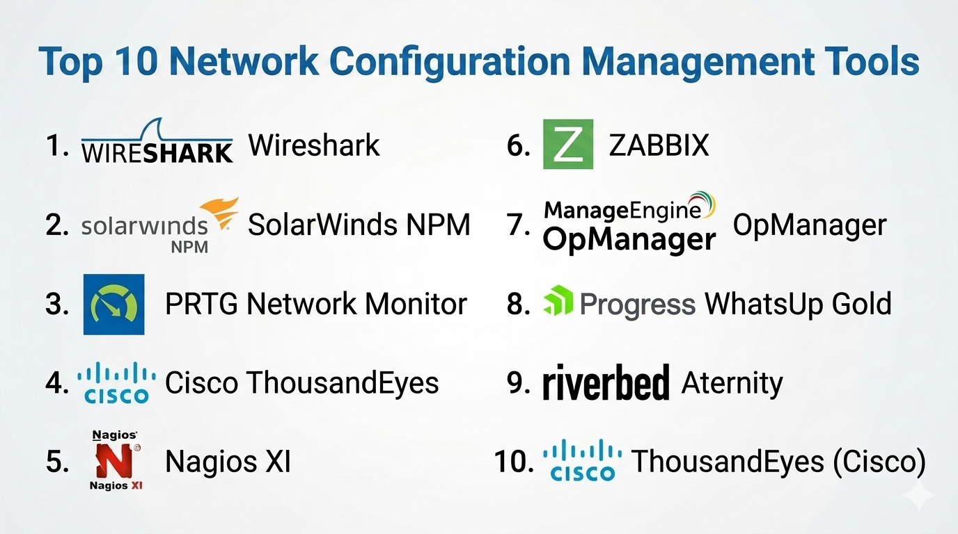 Top 10 Network Configuration Management Software: Features, Pros, Cons ...