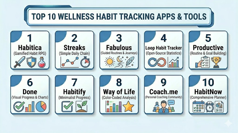 Top 10 Wellness Habit Tracking Apps: Features, Pros, Cons & Comparison ...