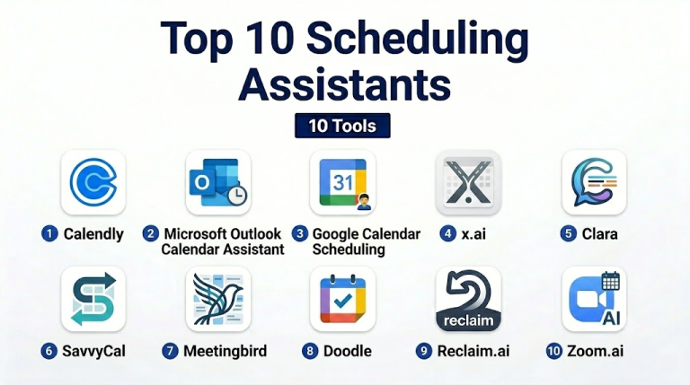 Top 10 Scheduling Assistants: Features, Pros, Cons & Comparison – My ...