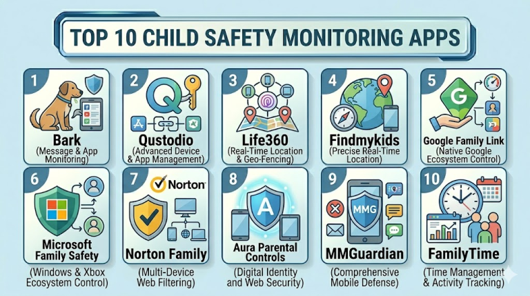 Safety Cons Top 10 Child Safety Monitoring Apps: Features, Pros, Cons & Comparison ...