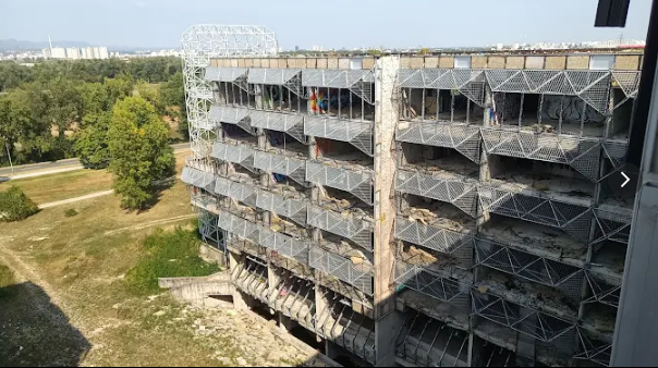 University Hospital Abandoned Construction 