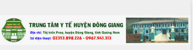 Trung tâm y tế huyện Đông Giang